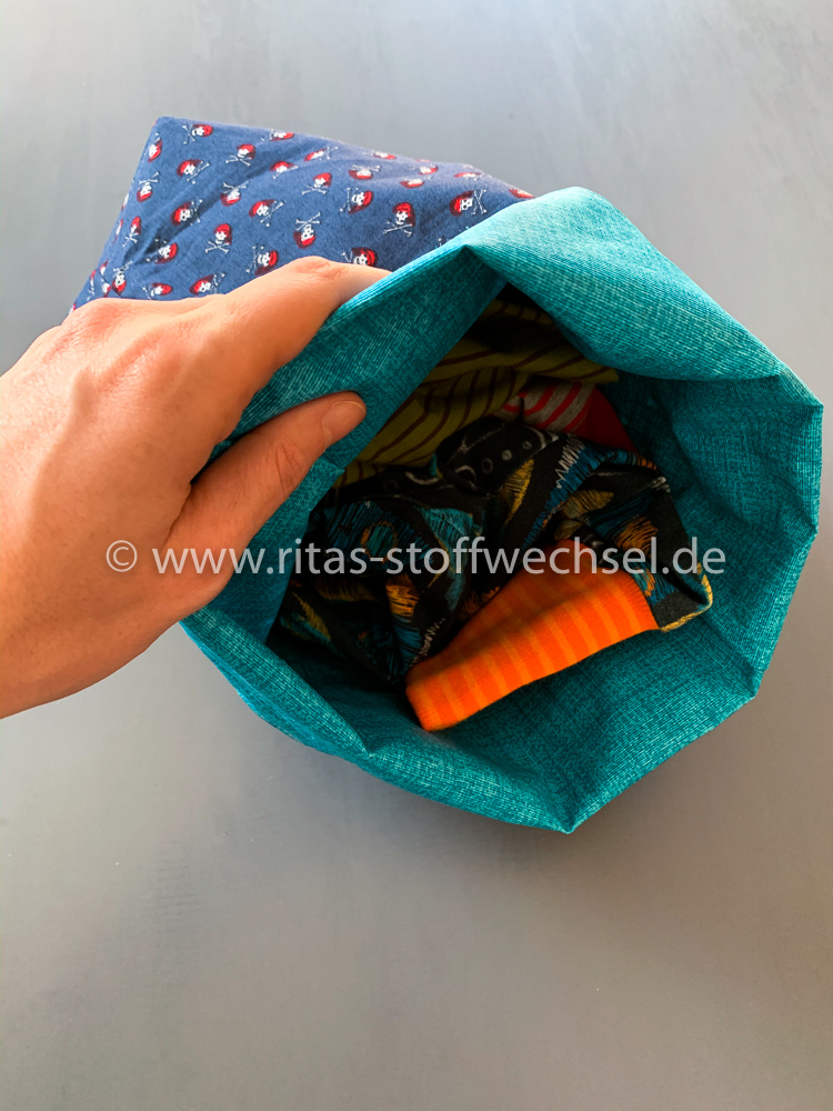 Abwaschbarer Aufbewahrungsbeutel